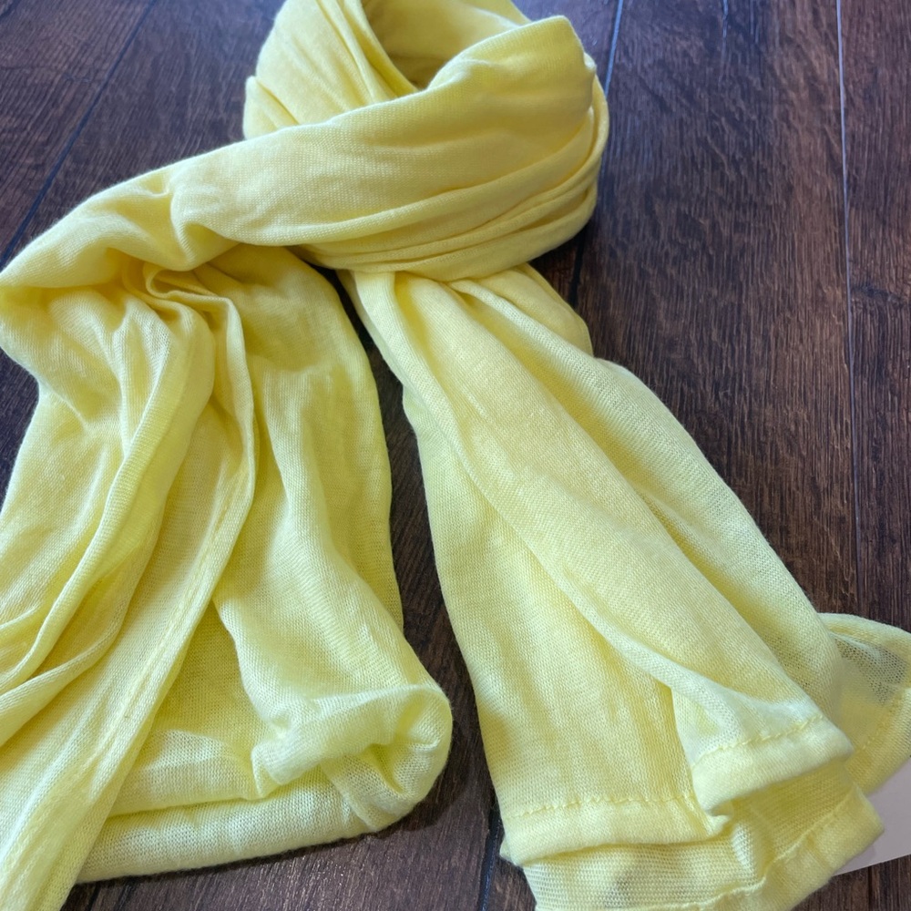 NWT Bright Yellow Scarf